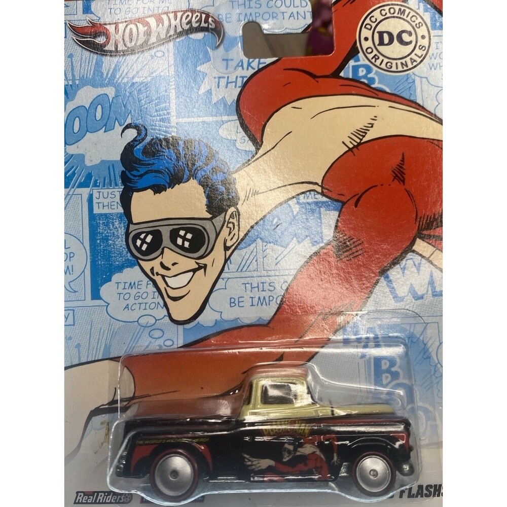 Hot Wheels Pop Culture DC Comics 56 Flashsider black/lt. yellow RLDiscRR's